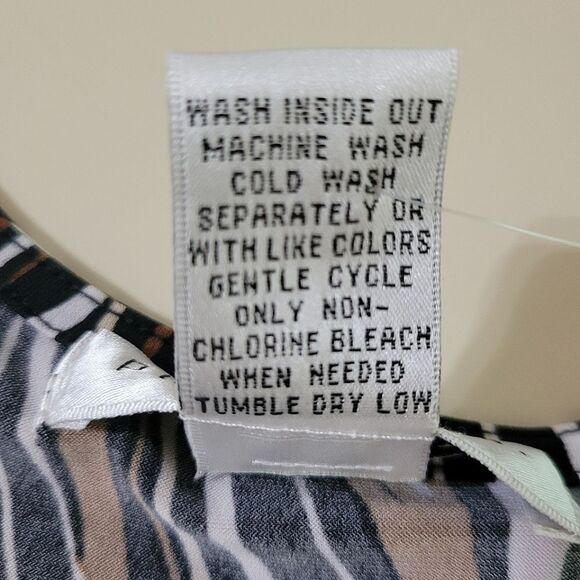 Pursuits Swirly Stripe Jersey V-neck Midi Dress - Picture 14 of 16